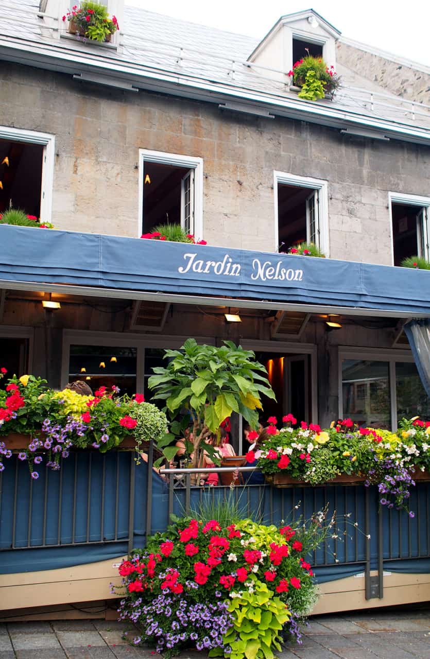 Jardin Nelson Garden View Dining In Old Montreal Quebec The Yums